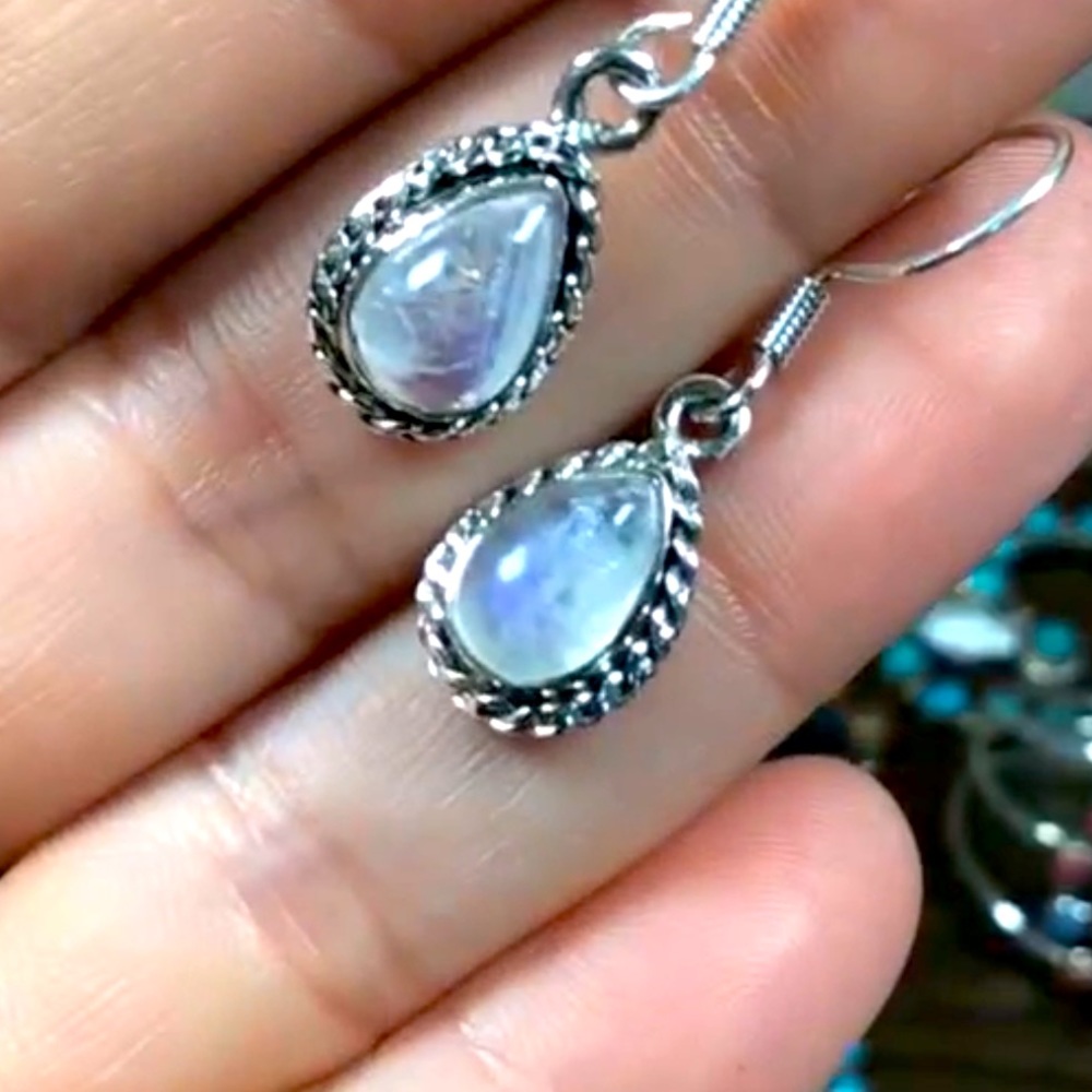 Moonstone 925 earring